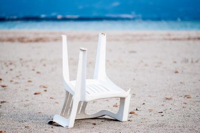 View of empty beach