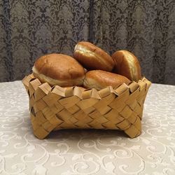 Close-up of bread in basket
