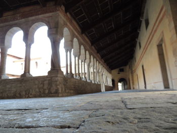 Corridor of historic building