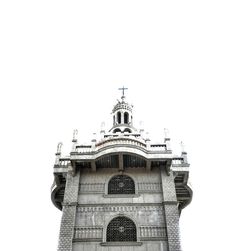 Low angle view of building against clear sky