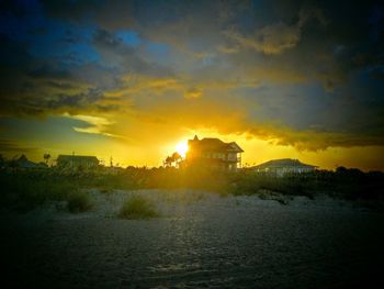 Scenic view of sunset