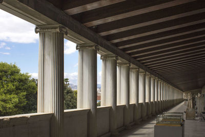 Stoas of attaos, athens, greece