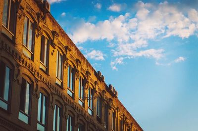 Low angle view of building against sky
