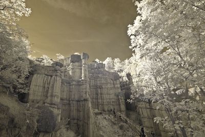 View of old building against sky