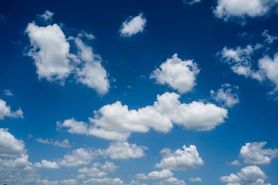 Low angle view of clouds in sky