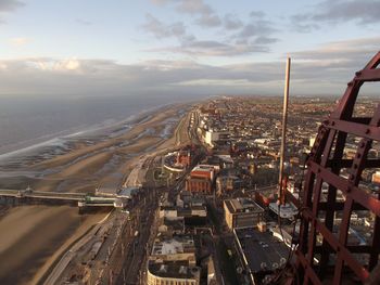 Aerial view of city