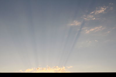 Low angle view of sky