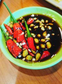 Close-up of fruits in bowl