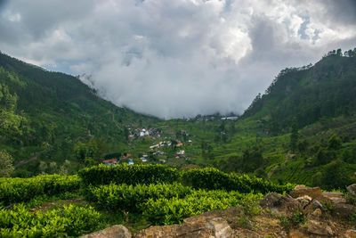 Scenic view of landscape against sky