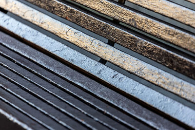 Full frame shot of railroad tracks