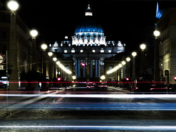 City street at night