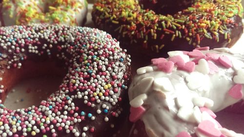 Close-up of multi colored objects