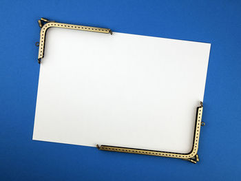 Directly above shot of book on table