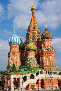 View of temple building against cloudy sky