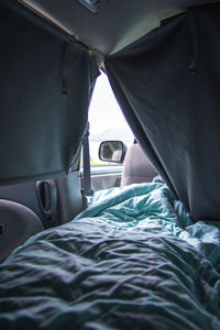 Bed in motor home