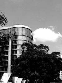 Low angle view of built structure against sky