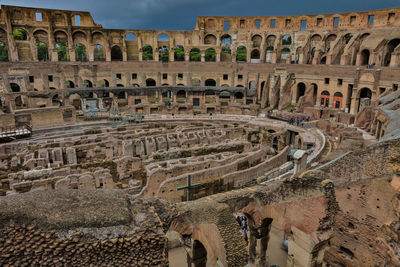 View of old ruins