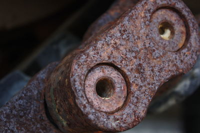 Close-up of rusty metal