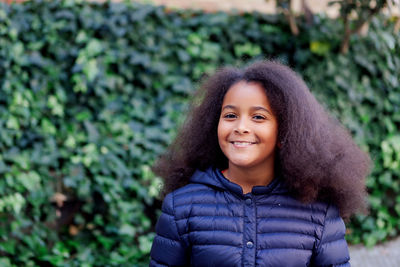 Portrait of a smiling young woman