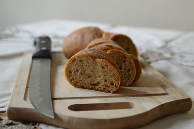 Close-up of bread