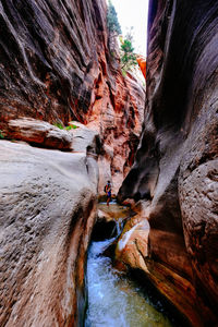 Scenic view of cave