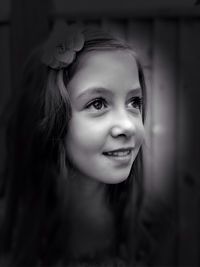 Portrait of young woman