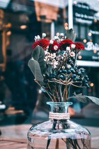 Street flowers, street decorations 