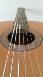 Low angle view of guitar