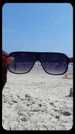 Cropped image of woman against sky