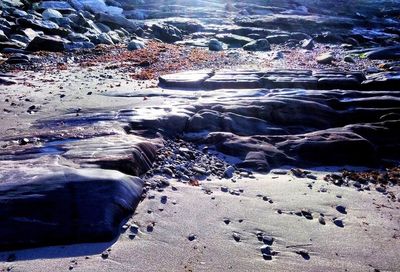 Rocks on shore