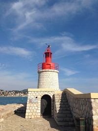 Lighthouse against sky