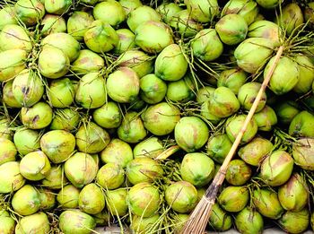 Full frame shot of fruits for sale in market