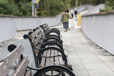 People on footpath