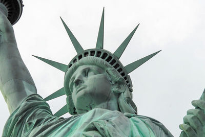 Low angle view of statue