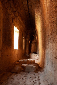 Corridor of old building