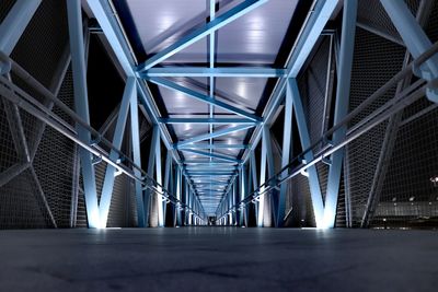 Low angle view of illuminated ceiling in building