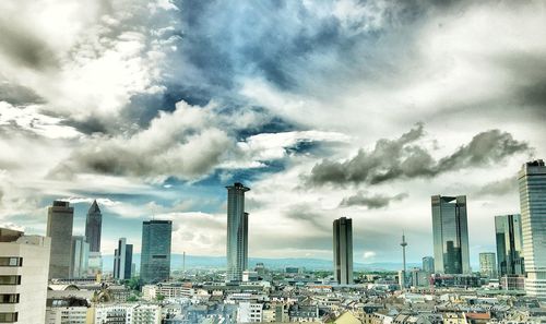 Cityscape against sky