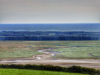 Scenic view of landscape against sky