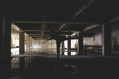 Full frame shot of bridge in sunlight