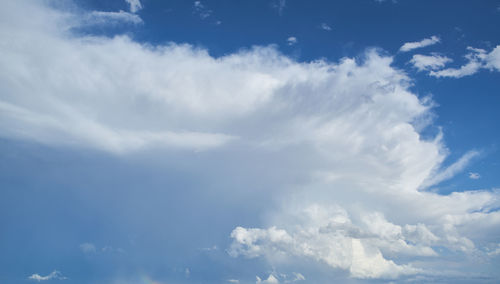 Low angle view of clouds in sky