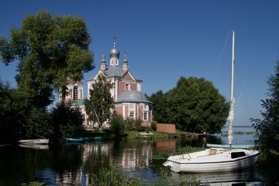 Church and boat 