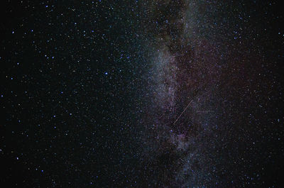 Low angle view of stars in sky