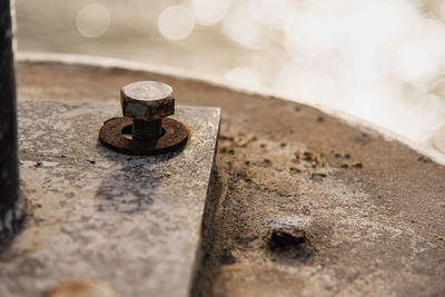 Close-up of rusty metal