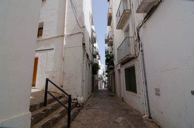 Street amidst buildings in the city