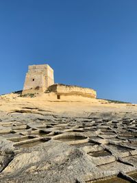 Ancient knights tower on the island of malta 