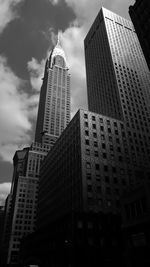 Low angle view of buildings against sky