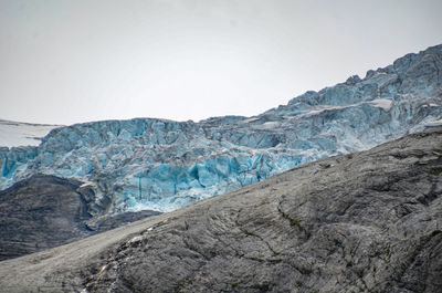 Scenic view of landscape against clear sky