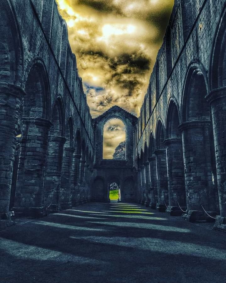 architecture, built structure, building exterior, cloud - sky, sky, arch, no people, building, history, the past, direction, outdoors, the way forward, nature, old, day, city, architectural column, religion, empty, ruined