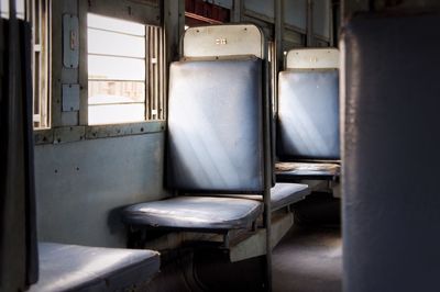 Seats in train