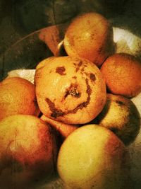 Close-up of food on table